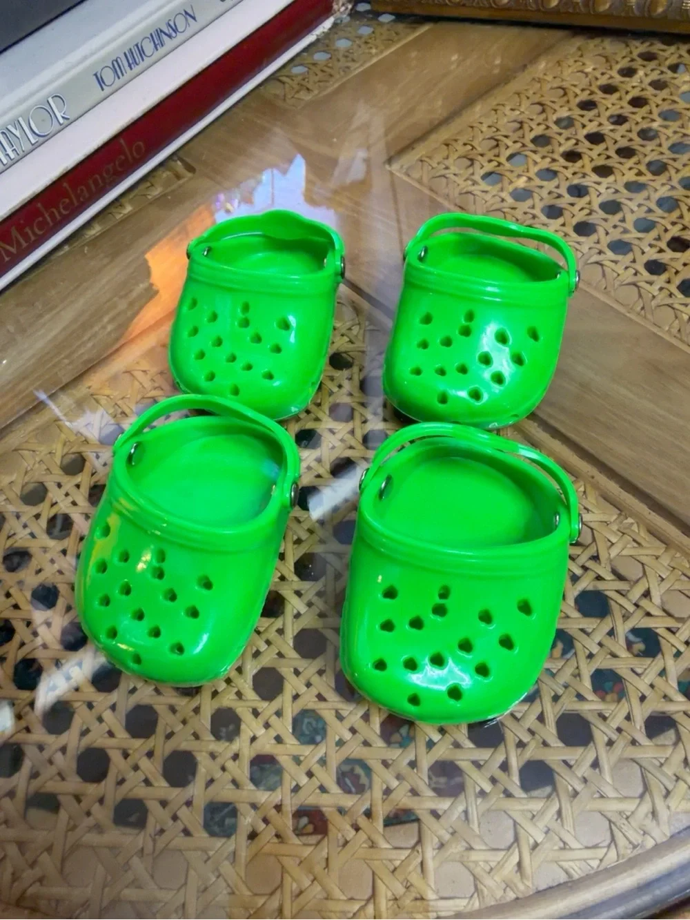 Neon Green Pet Shoes Booties Set of 4 Small Dog Puppy Costume